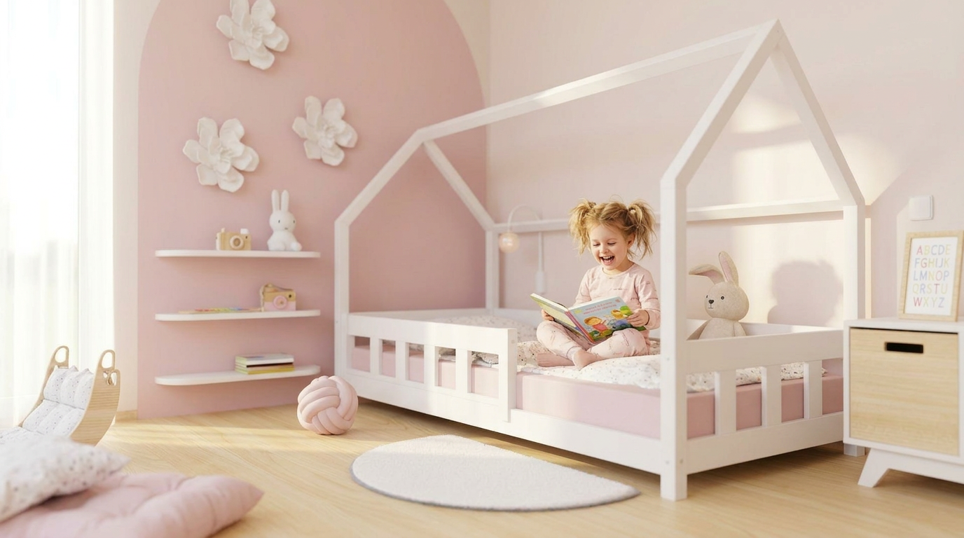 Tömör fenyő ágyak