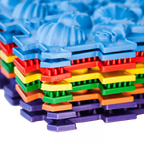 8 elemből álló "Tengerfenék" Puzzle masszázs szőnyeg