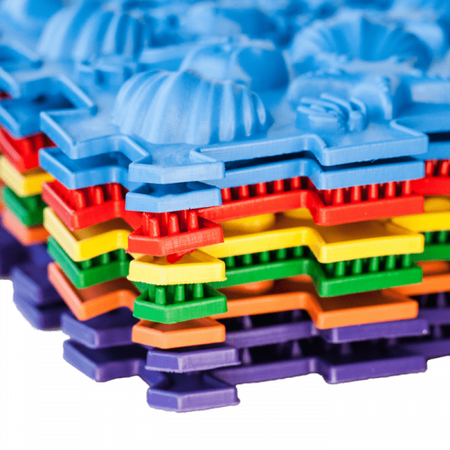Puzzle Mix Makkok 1 elemből álló ortopédiai masszázs szőnyeg