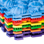 9 elemből álló „Tengerfenék” Puzzle masszázs szőnyeg