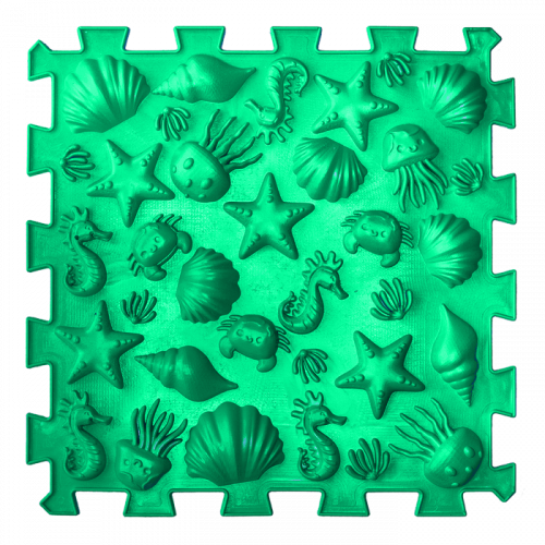 Puzzle Mix 9 elemből álló ortopédiai masszázs szőnyeg