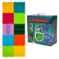Ortek Dinoszauruszok Puzzle 10 elemből álló masszázs szőnyeg