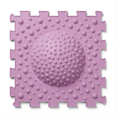 Masszázs szőnyeg Puzzle Mix Pasztell 9 darabos