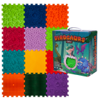Szenzoros szőnyeg 12 elemből álló Ortek Dinoszauruszok Puzzle