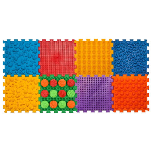 Ortek Mix Puzzle 8 elemből álló masszázs szőnyeg + „Minták” ajándékba