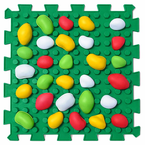 Ortek Mix Puzzle Méhsejt 1 elemből álló masszázs szőnyeg + „Kavicsok”