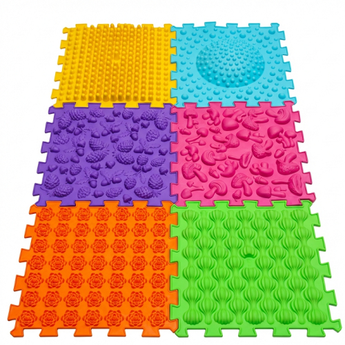 Szenzoros szőnyeg 6 elemből álló Megújult Mega Mix Puzzle