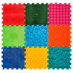 9 elemből álló „Tengerfenék” Puzzle masszázs szőnyeg