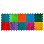 Puzzle Mix 10 elemből álló ortopédiai masszázs szőnyeg