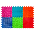 6 elemből álló Puzzle masszázs szőnyeg