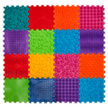Szenzoros szőnyeg 16 elemből álló Mega Mix puzzle