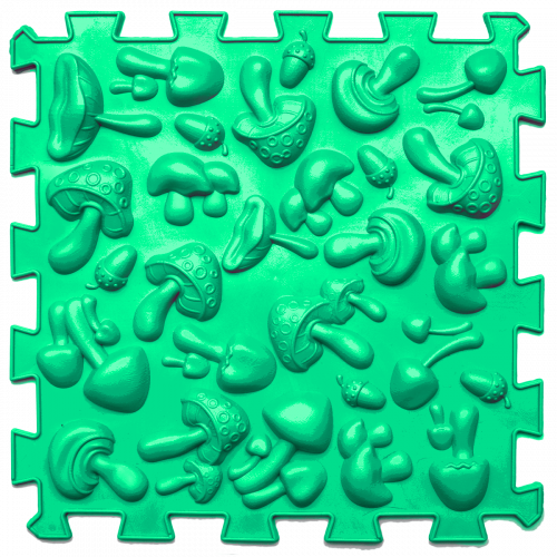 Puzzle Mix Gomba 1 elemből álló ortopédiai masszázs szőnyeg