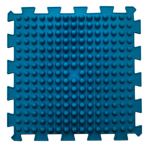 6 elemből álló Puzzle masszázs szőnyeg Kék kavics