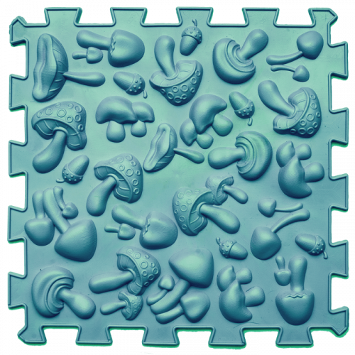 Puzzle Mix Gomba 1 elemből álló ortopédiai masszázs szőnyeg