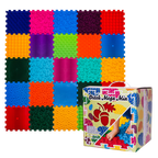 Szenzoros szőnyeg 25 elemből álló Puzzle Mix