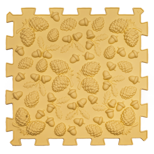Masszázs szőnyeg Puzzle Mix Pasztell 6 darabos