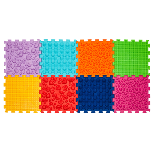 Ortek Mix Puzzle 8 elemből álló masszázs szőnyeg PUHA