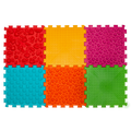Ortek Mix Puzzle 6 elemből álló masszázs szőnyeg PUHA