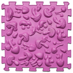 Szenzoros szőnyeg 20 elemből álló Puzzle Mix