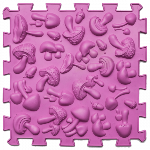 Szenzoros szőnyeg 20 elemből álló Puzzle Mix