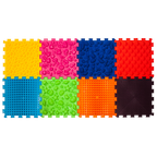 Ortek Puzzle 8 elemből álló masszázs szőnyeg + 8 Háromszögű puzzle elem