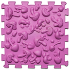 Szenzoros szőnyeg 12 elemből álló Megújult Mega Mix Puzzle
