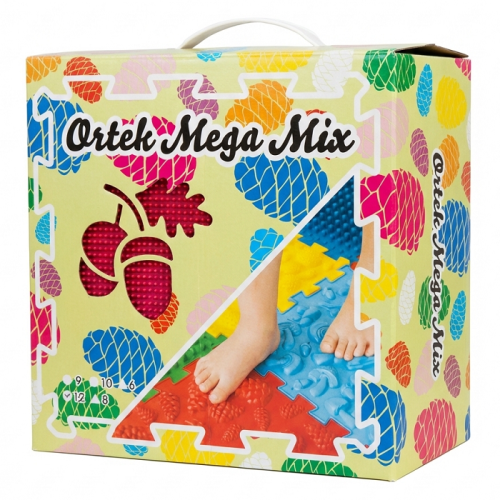 Masszázsmatrac Ortek Mix Puzzle 8 részes + 8 szektoros PASZTELL