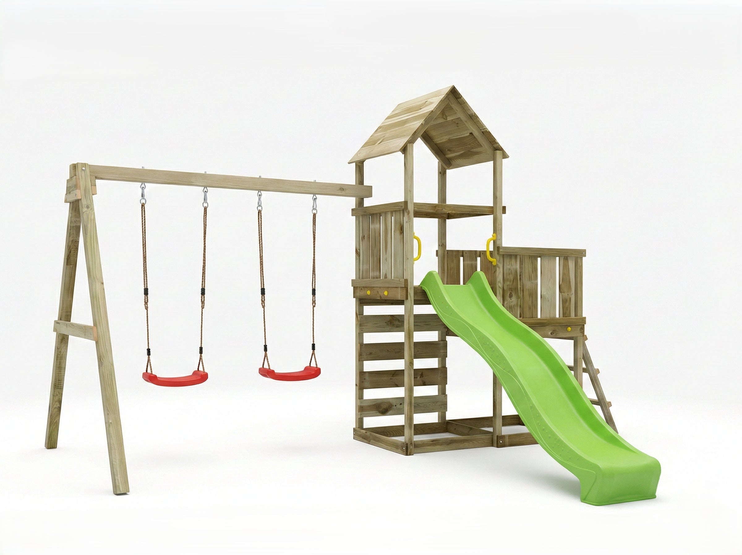 Kerti Játszótér Játszótorony Csúszdával és Hintával - MaxPlay 3.2