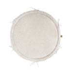 Baby Nest & Play Mat With Crib Bumper Braid - Ecru
