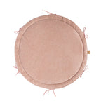 Baby Nest & Play Mat With Crib Bumper Braid - Powder Pink