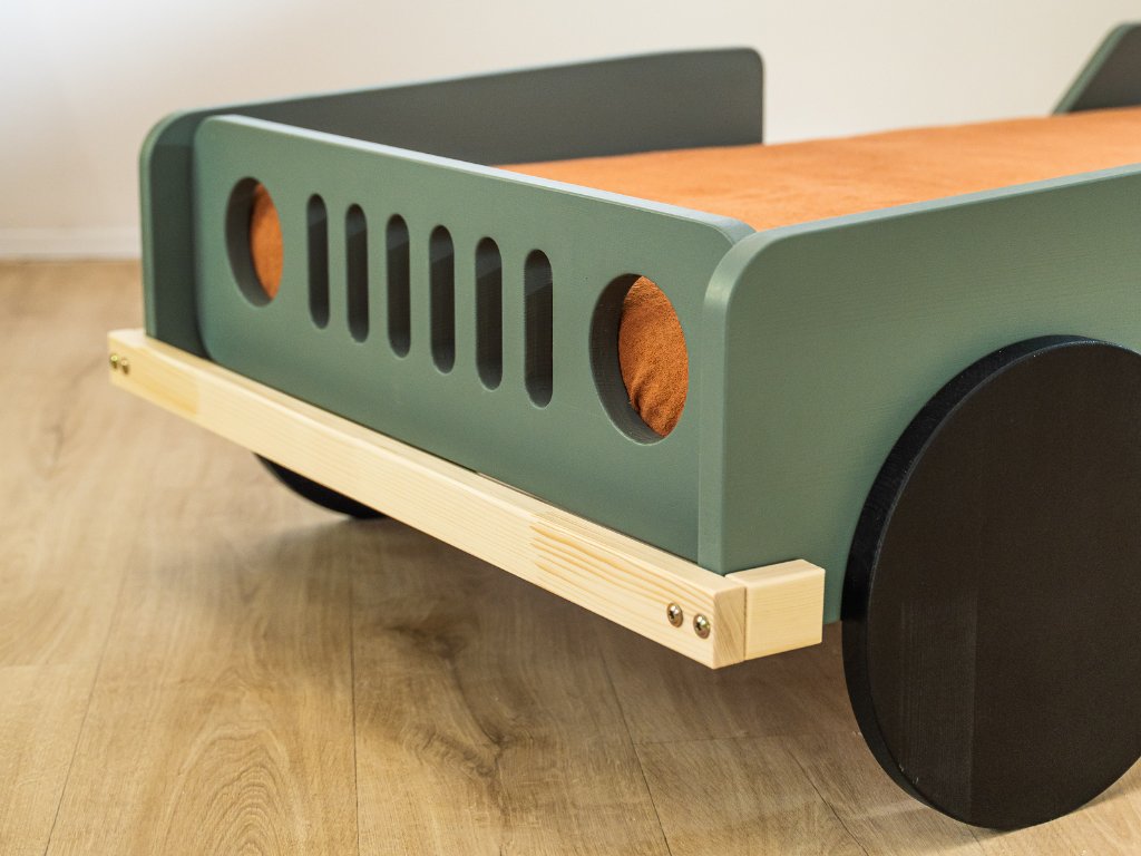 BEEP Jeep Autó Ágy 80x160 - 4 színben