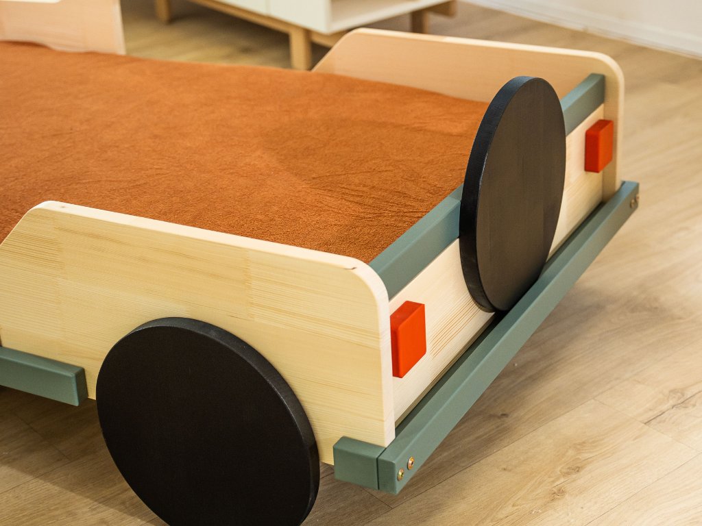 BEEP Jeep Autó Ágy 80x160 - 4 színben