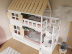 COTTAGE Emeletes Ágy Házikóágy - választható szín