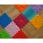 Ortek Dinoszauruszok Puzzle 10 elemből álló masszázs szőnyeg