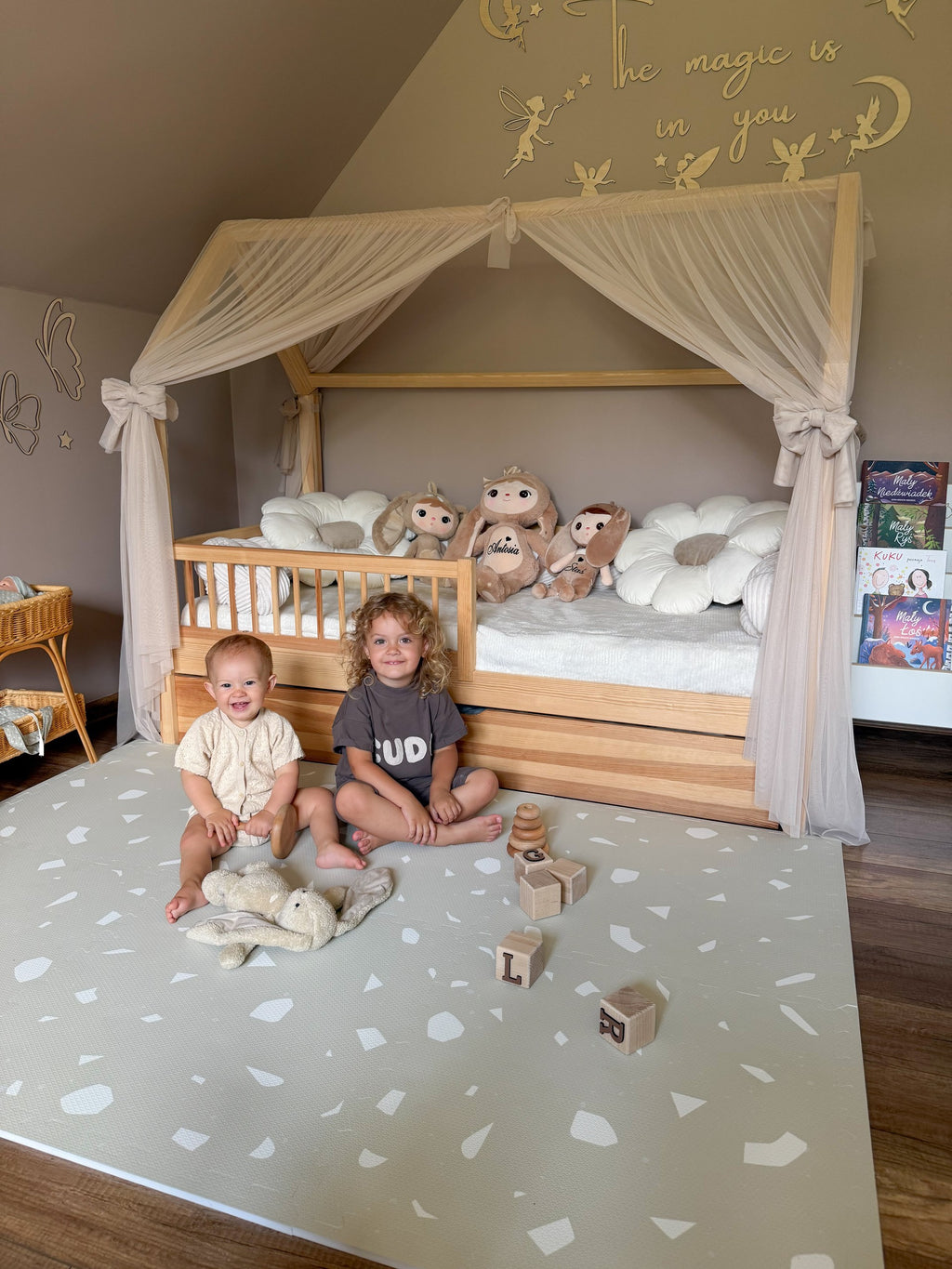 Foam Puzzle Playmat - Terrazzo Dove