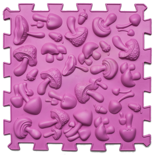 Ortek Mix Puzzle 6 elemből álló masszázs szőnyeg PUHA