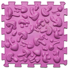 Ortek Mix Puzzle 8 elemből álló masszázs szőnyeg PUHA