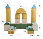 Fortress Soft Play Set – Pastel Turquoise
