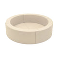 Round Soft Play Ball Pit – Beige