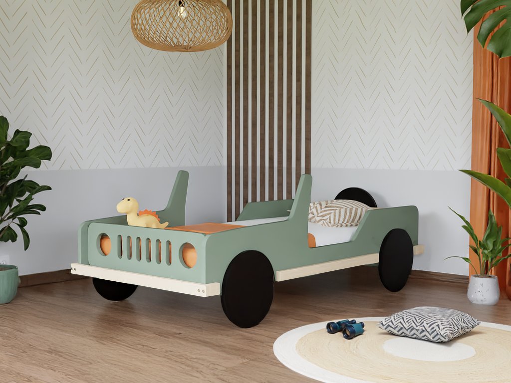 SAFARI Jeep Autós Ágy 80x160 - 4 színben