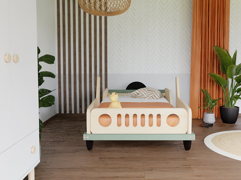 SAFARI Jeep Autós Ágy 80x160 - 4 színben