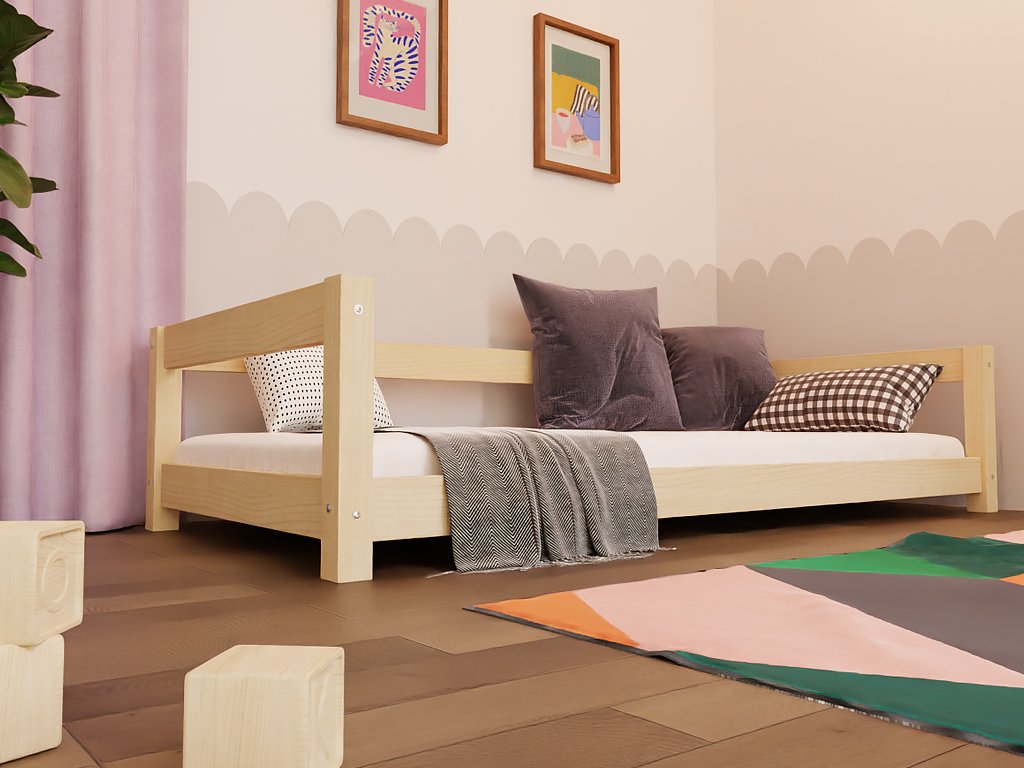 LUCKY Montessori Ágy leesésgátlóval - választható szín és méret