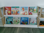 Modular Montessori Bookshelf - 2 Shelves