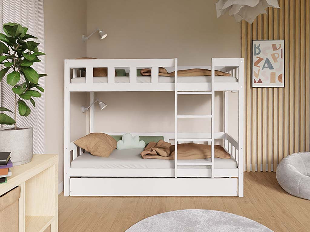 PLOTTY Létrás Emeletes Ágy 90x200cm - választható szín