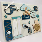 Portable baby sensory busy board (30×40 cm)