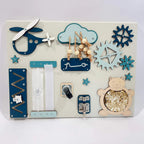 Portable baby sensory busy board (30×40 cm)