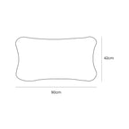 Snug Rocker for Kids - Natural With Grey Pillow