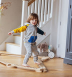 TipiToo® Small Balance Beam 3 Piece Set - Jute Rope