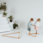 TipiToo® Large Balance Beam 3 Piece Set - White Rope