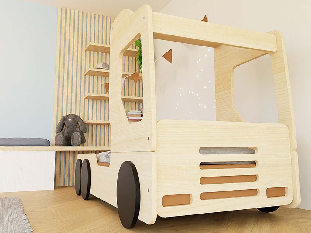 TRUCKY Kamionos Ágy - választható szín és méret